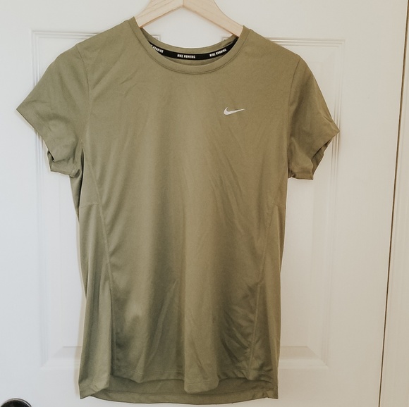 Nike Tops - ❄Nike ForestGreen Dri-Fit Running Top never worn